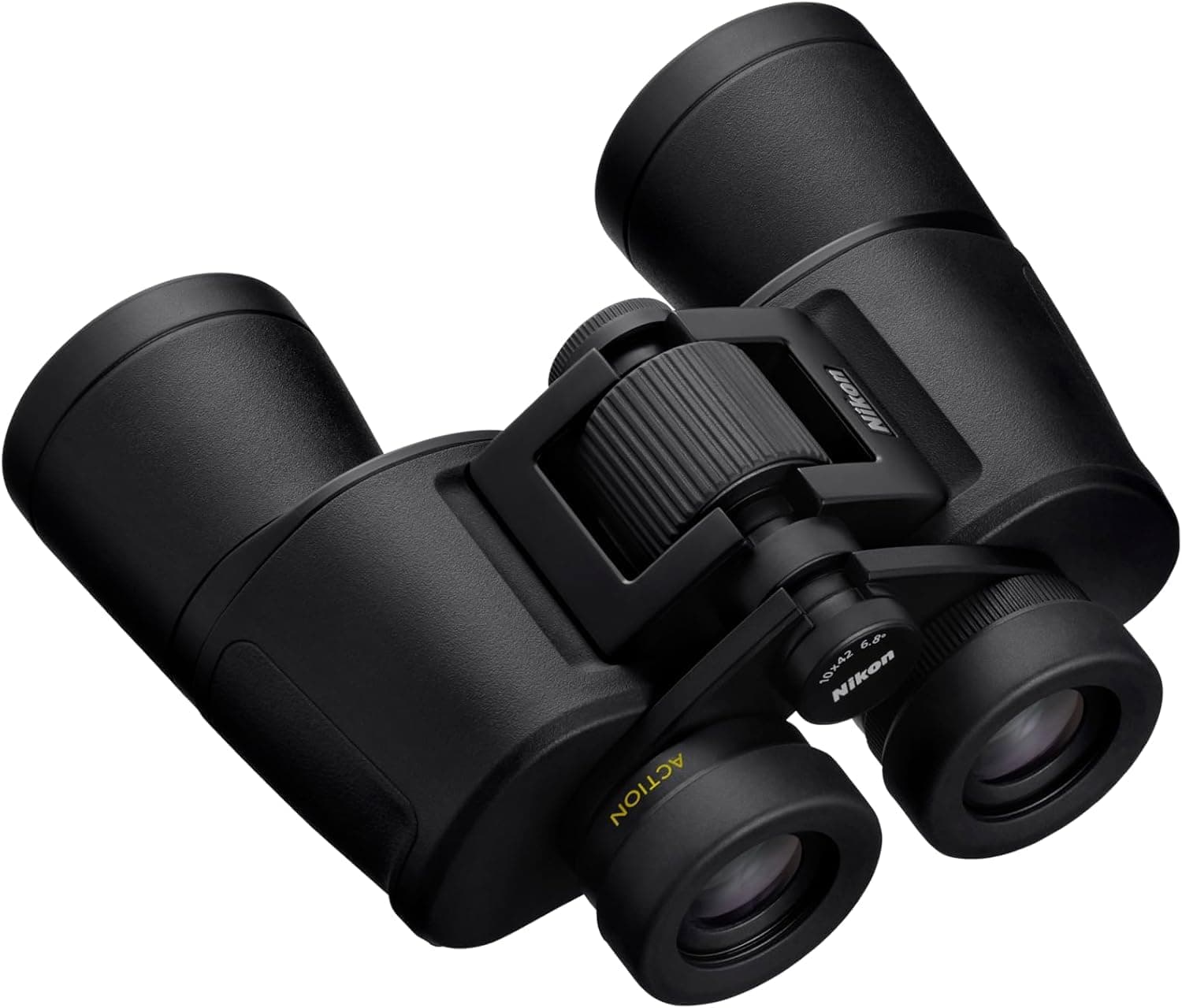 دوربین دوچشمی Nikon Action با اپتیک چندلایه، چشمی قابل تنظیم و طراحی منشور Porro آماده نصب روی سهپایه مدل 10x42 دوربین دوچشمی Nikon Action با اپتیک چندلایه، چشمی قابل تنظیم و طراحی منشور Porro آماده نصب روی سهپایه مدل 10x42