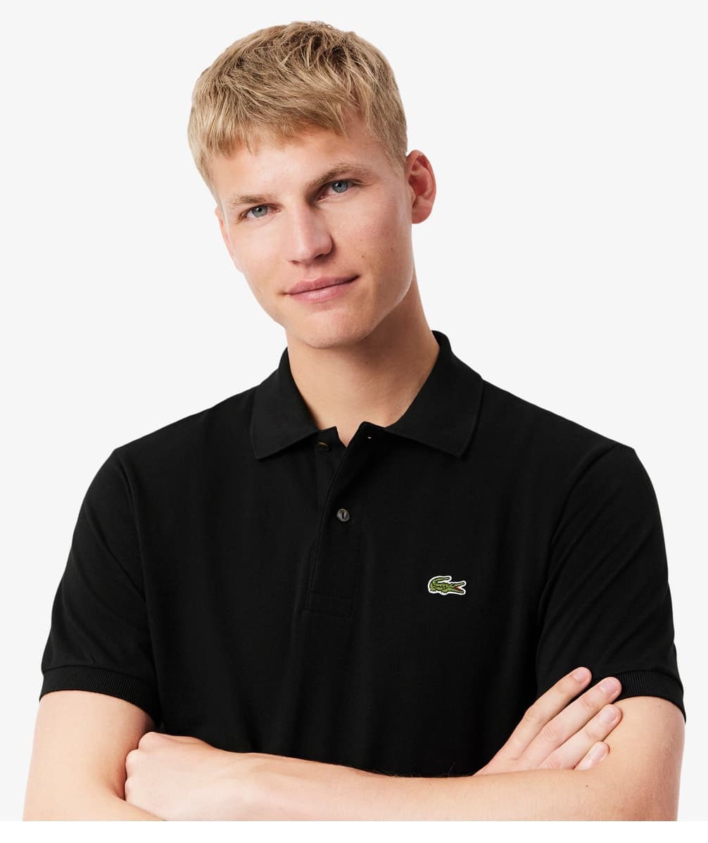 پولوشرت مردانه Lacoste فیت کلاسیک مشکی مدل L.12.12 پولوشرت مردانه Lacoste فیت کلاسیک مشکی مدل L.12.12