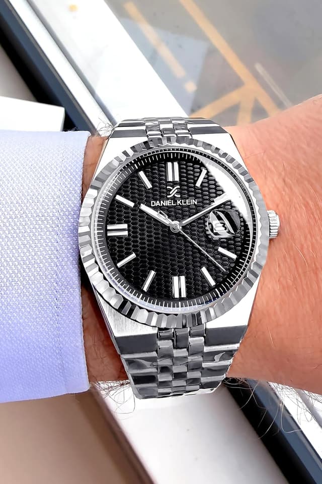ساعت مچی مردانه Daniel Klein نقرهای بند فولادی ضدآب مدل DKE2127C5 ساعت مچی مردانه Daniel Klein نقرهای بند فولادی ضدآب مدل DKE2127C5