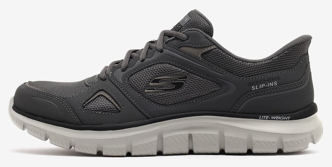 کفش ورزشی مردانه Skechers خاکستری مدل TRACK EZRAL 233039TK CHAR کفش ورزشی مردانه Skechers خاکستری مدل TRACK EZRAL 233039TK CHAR