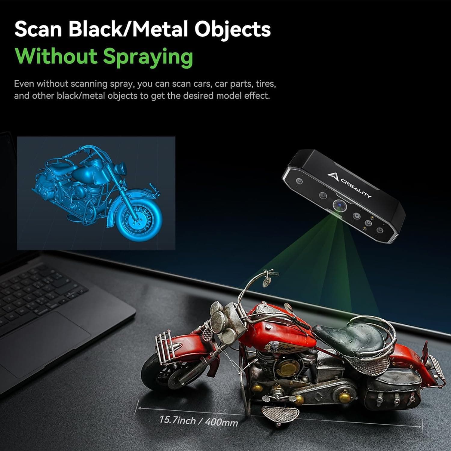 اسکنر سهبعدی Creality تمامرنگی با دقت 0.02mm مدل CR-Scan Otter اسکنر سهبعدی Creality تمامرنگی با دقت 0.02mm مدل CR-Scan Otter