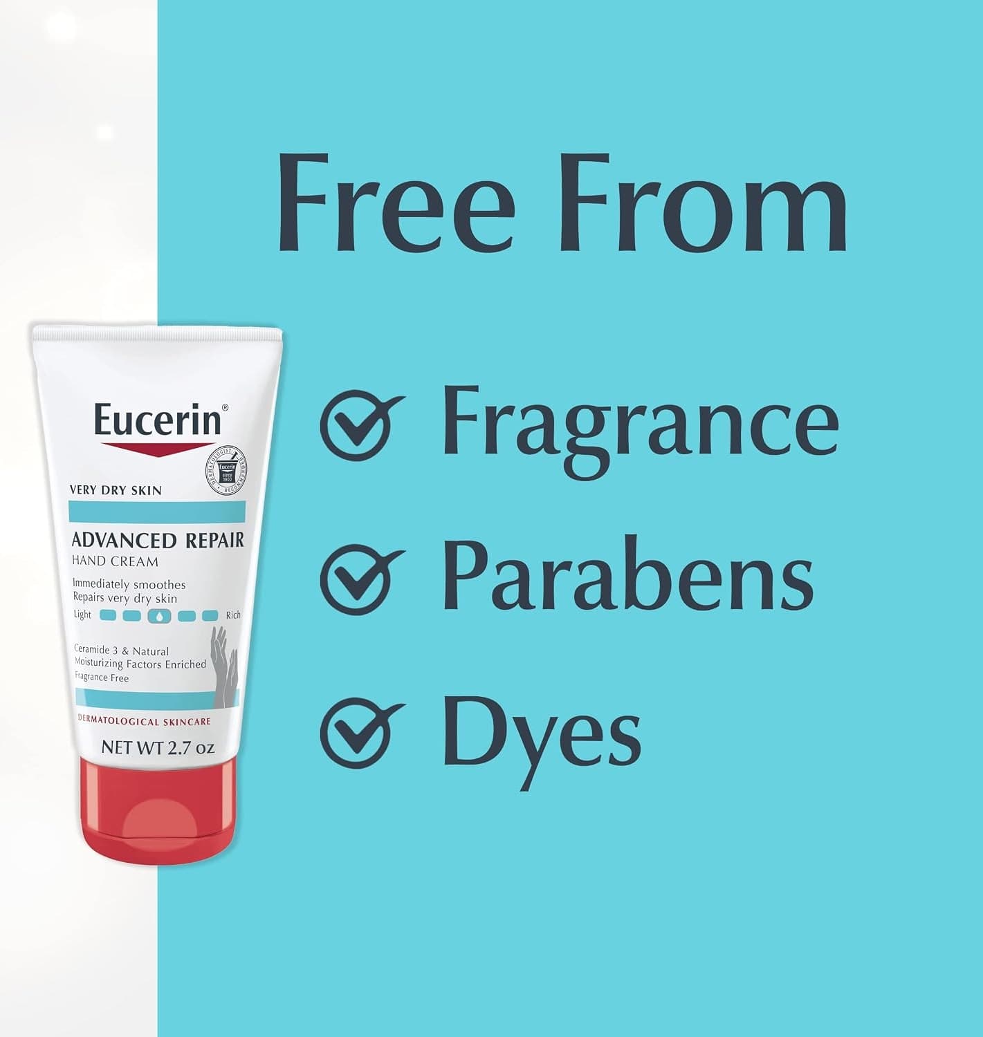 کرم دست Eucerin ترمیمکننده Advanced Repair 2.7 Ounce کرم دست Eucerin ترمیمکننده Advanced Repair 2.7 Ounce
