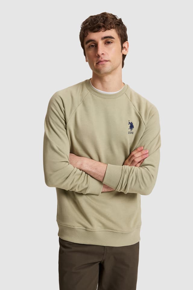 سوئیشرت مردانه U.S. Polo Assn. یقه گرد فیت معمولی خاکی روشن مدل 50329441-VR183 سوئیشرت مردانه U.S. Polo Assn. یقه گرد فیت معمولی خاکی روشن مدل 50329441-VR183