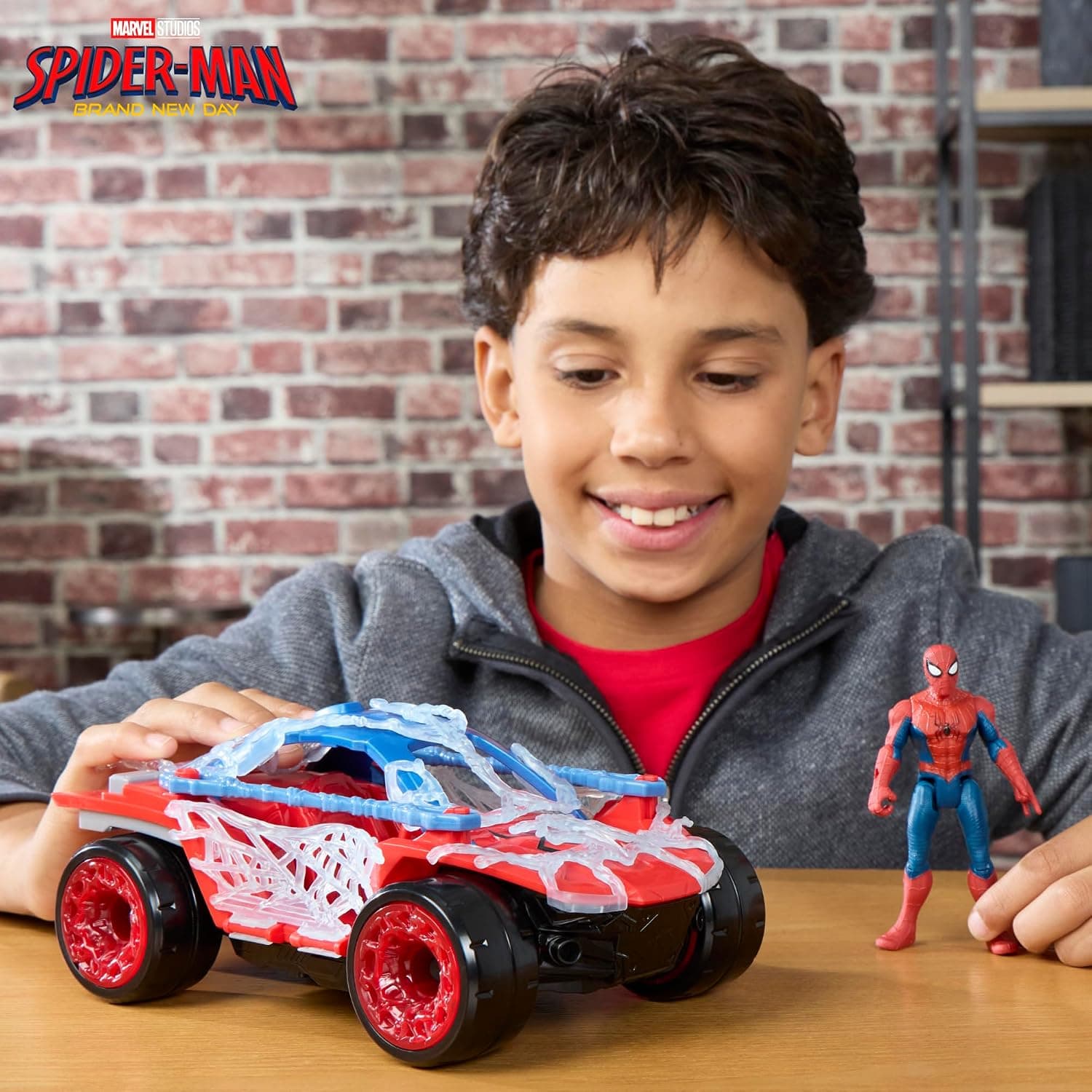 ست اسباببازی فیگور اکشن و ماشین برای ۴ سال به بالا Marvel Studios Spider-Man ActionVerse Stretch & Blast Buggy 4.5-Inch ست اسباببازی فیگور اکشن و ماشین برای ۴ سال به بالا Marvel Studios Spider-Man ActionVerse Stretch & Blast Buggy 4.5-Inch