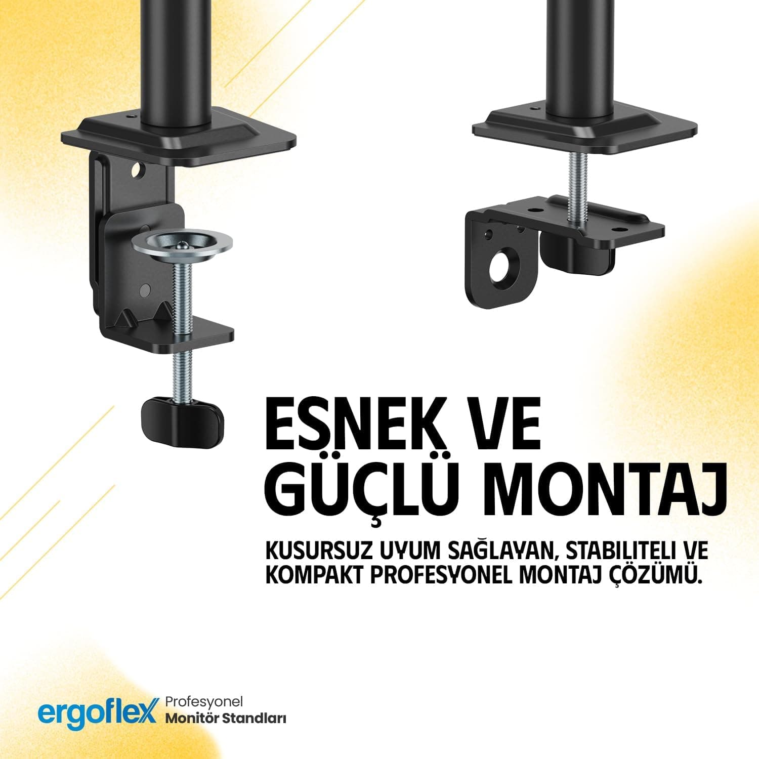 پایه نگهدارنده مانیتور و استند لپتاپ ergoflex دو بازو مدل A74L پایه نگهدارنده مانیتور و استند لپتاپ ergoflex دو بازو مدل A74L