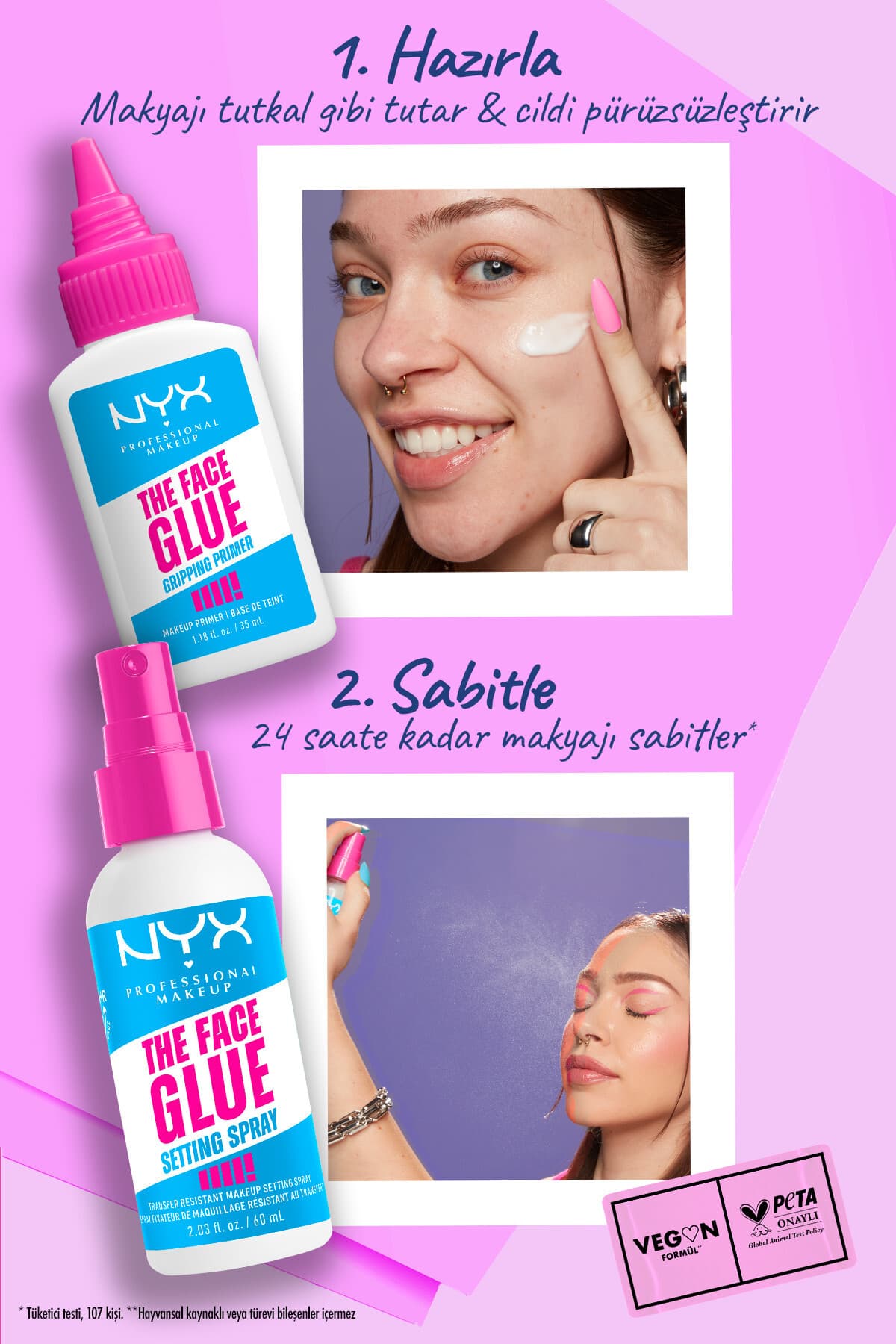 اسپری تثبیت کننده آرایش NYX Professional Makeup Face Glue اسپری تثبیت کننده آرایش NYX Professional Makeup Face Glue