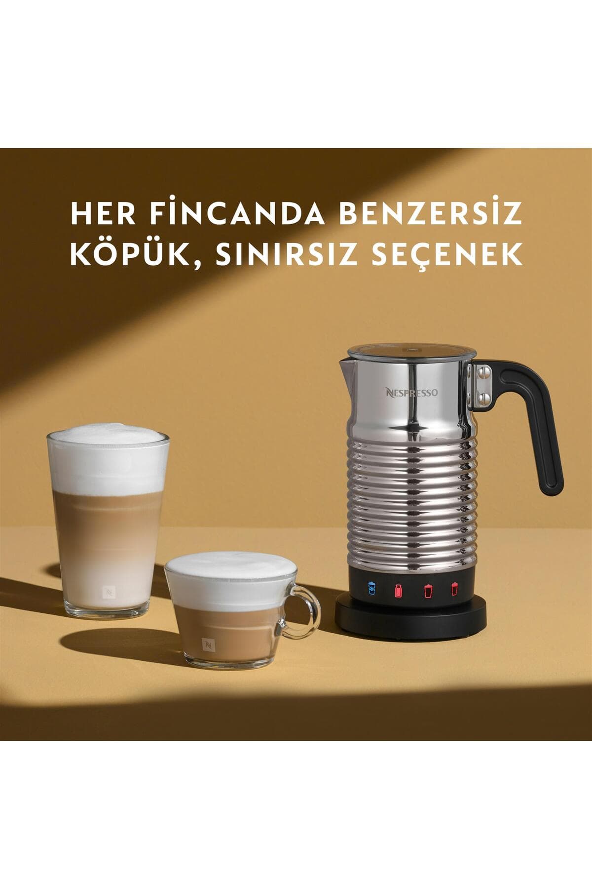 دستگاه کفساز شیر Nespresso تیتانیومی مدل Aeroccino 4 4194 دستگاه کفساز شیر Nespresso تیتانیومی مدل Aeroccino 4 4194