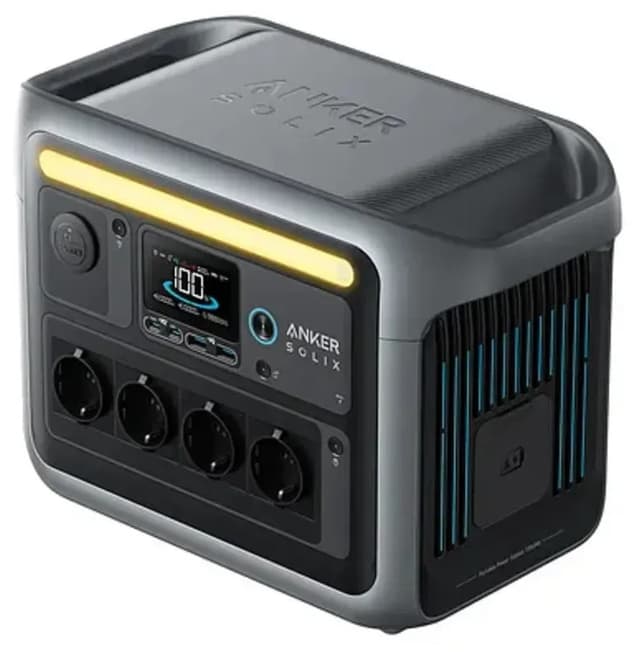 منبع تغذیه قابل حمل Anker مدل SOLIX C1000X PowerHouse با ظرفیت 1056Wh و توان 1800W منبع تغذیه قابل حمل Anker مدل SOLIX C1000X PowerHouse با ظرفیت 1056Wh و توان 1800W