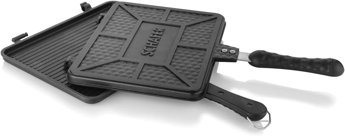 گریل چدنی روی اجاق Schäfer مدل Tastemake XL 20x26 cm 2 عددی گریل چدنی روی اجاق Schäfer مدل Tastemake XL 20x26 cm 2 عددی