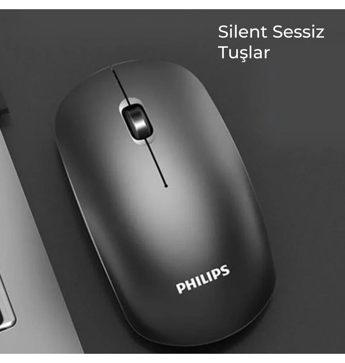 ماوس بیسیم بیصدا مشکی Philips مدل Spk7315 M315 ماوس بیسیم بیصدا مشکی Philips مدل Spk7315 M315