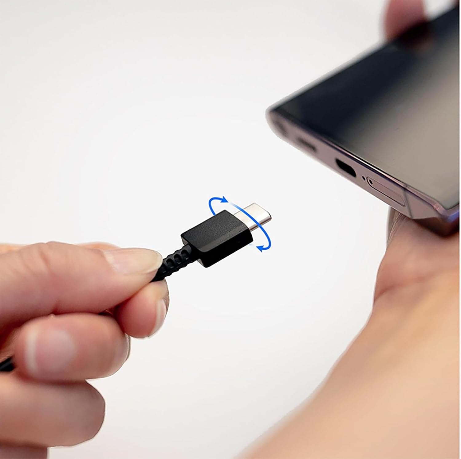 کابل Samsung USB-C 3A 1.8m شارژ سریع مشکی 2 عددی کابل Samsung USB-C 3A 1.8m شارژ سریع مشکی 2 عددی