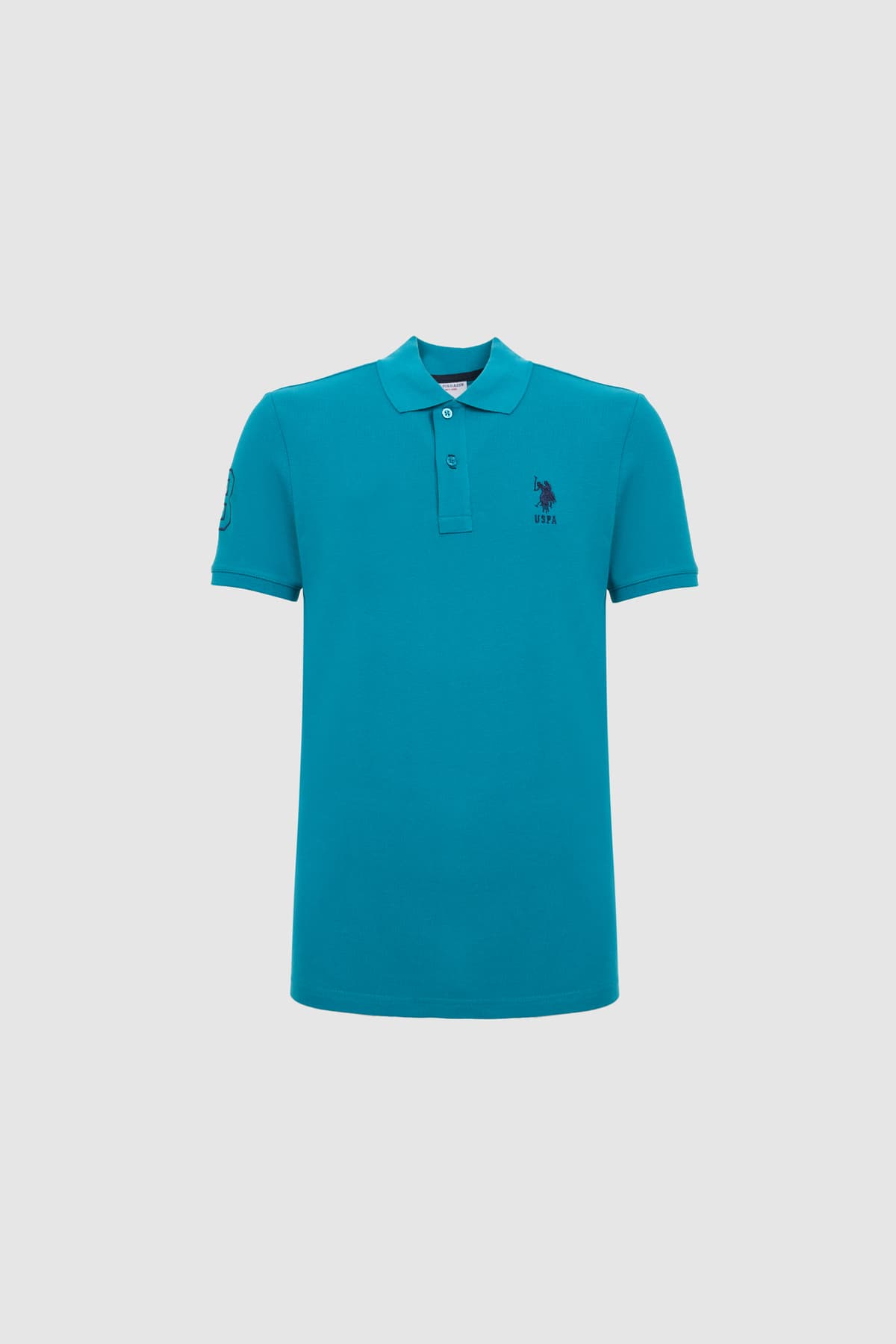 تیشرت مردانه U.S. Polo Assn. اسلیم فیت یقه پولو نفتی بیسیک مدل 50326920-VR102 تیشرت مردانه U.S. Polo Assn. اسلیم فیت یقه پولو نفتی بیسیک مدل 50326920-VR102