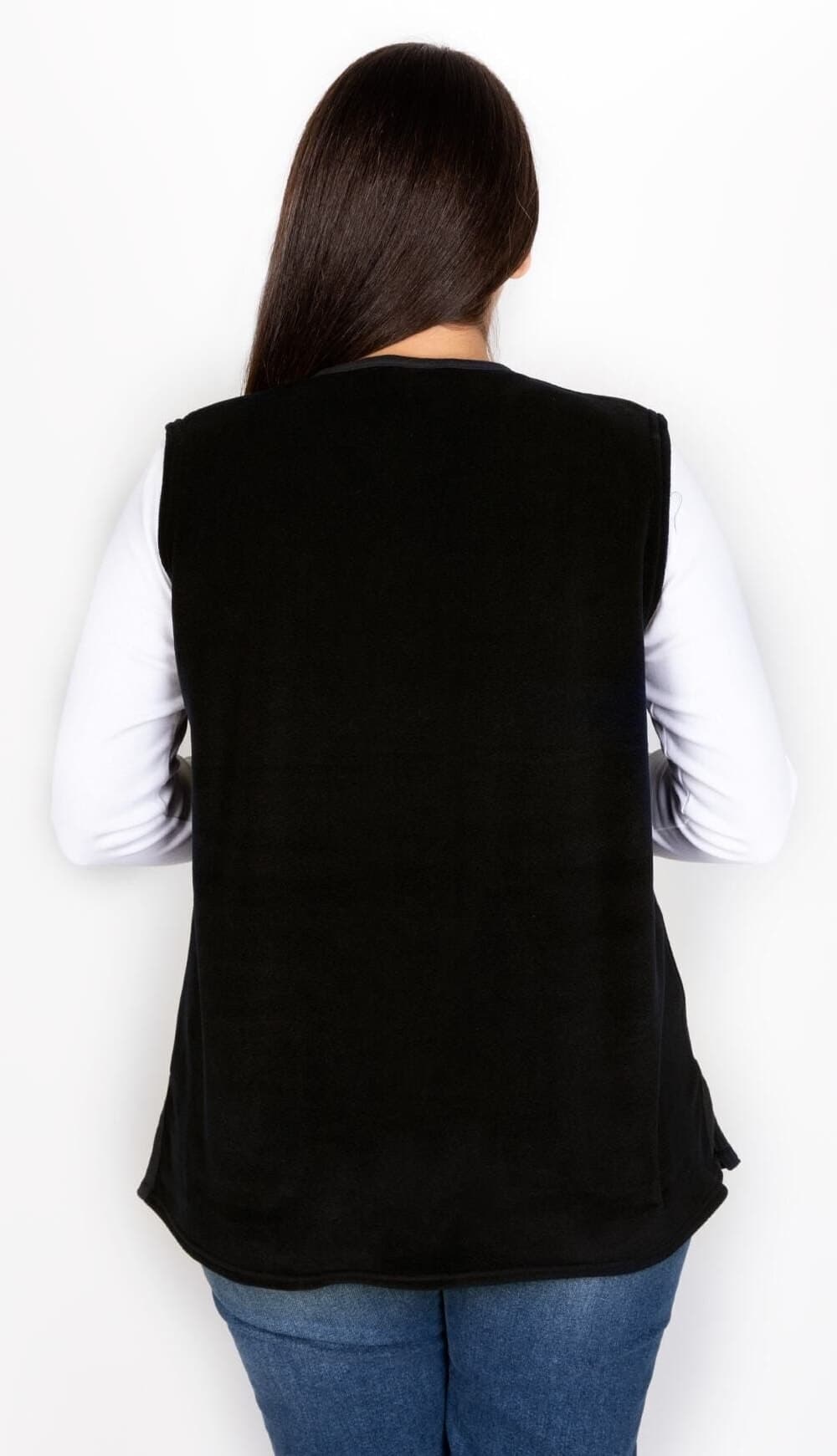 جلیقه زنانه Kardelen Butik Ümraniye پولار سیاه جلیقه زنانه Kardelen Butik Ümraniye پولار سیاه
