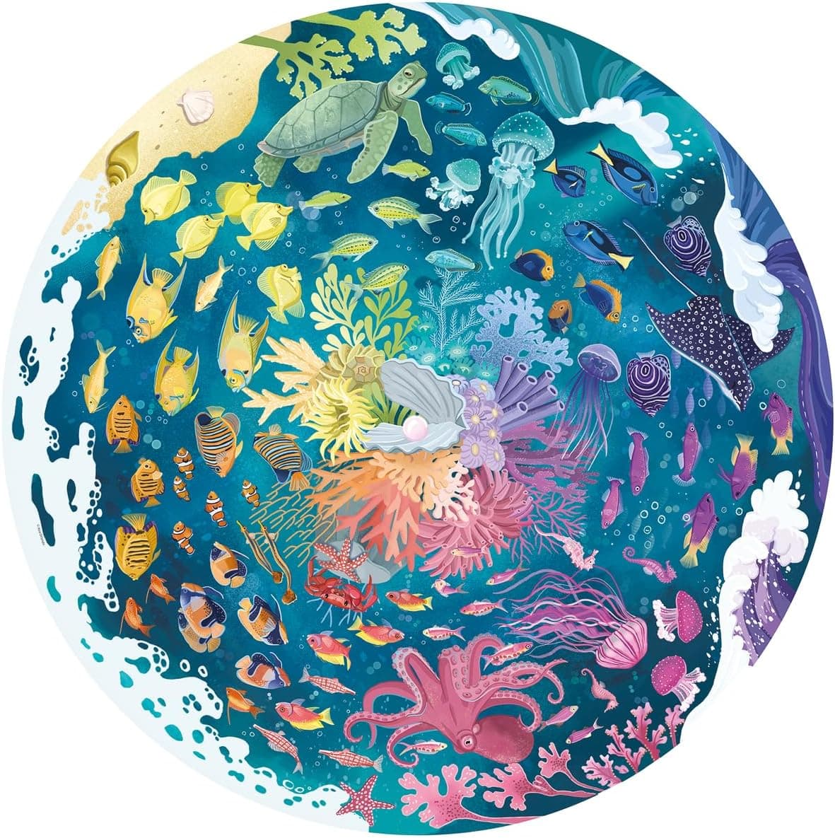 پازل 500 تکهای Ravensburger سری Oceans Circular مدل 17170-5 پازل 500 تکهای Ravensburger سری Oceans Circular مدل 17170-5