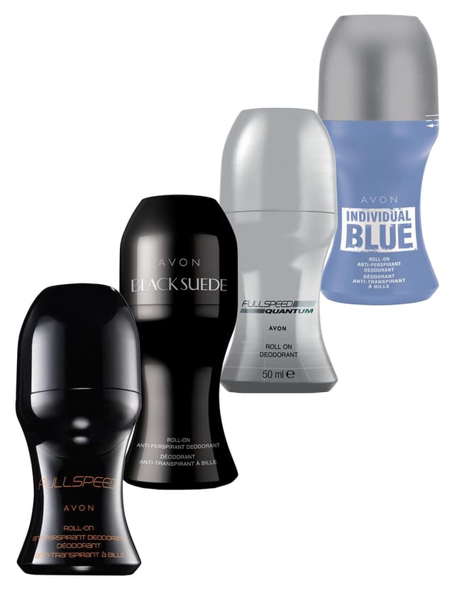 بسته رولآن مردانه Avon شامل Full Speed، Full Speed Quantum، Individual Blue و Black Suede بسته رولآن مردانه Avon شامل Full Speed، Full Speed Quantum، Individual Blue و Black Suede