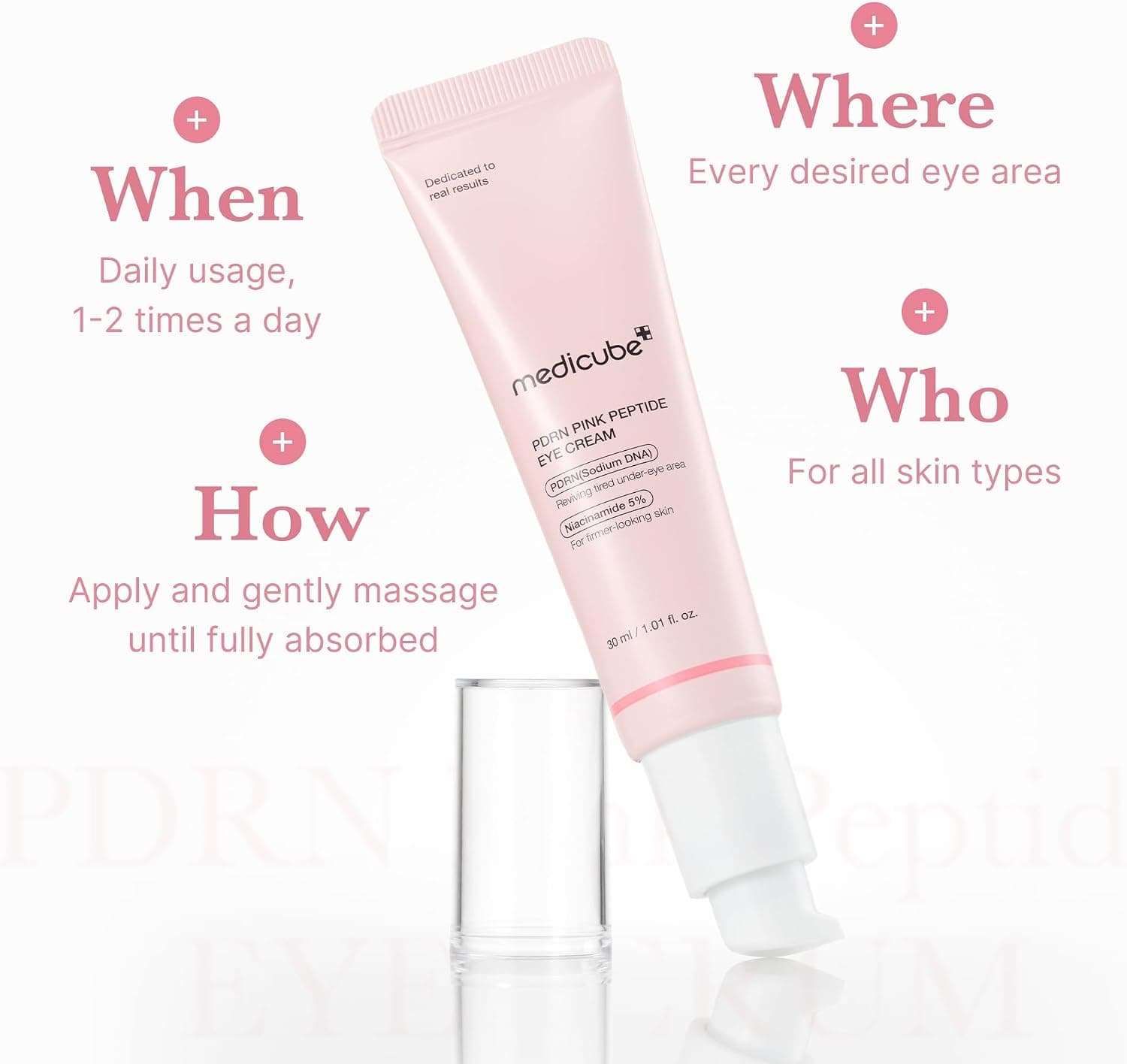 سرم دور چشم medicube Salmon DNA PDRN Pink Peptide 1.01fl.oz سرم دور چشم medicube Salmon DNA PDRN Pink Peptide 1.01fl.oz