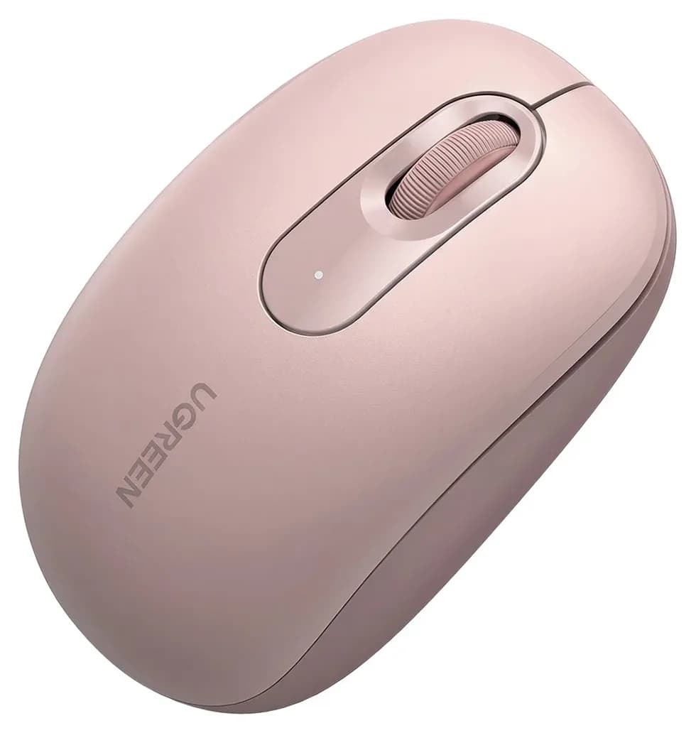 ماوس بیسیم Ugreen 2400DPI 2.4Ghz بیصدا صورتی مدل 90686 ماوس بیسیم Ugreen 2400DPI 2.4Ghz بیصدا صورتی مدل 90686