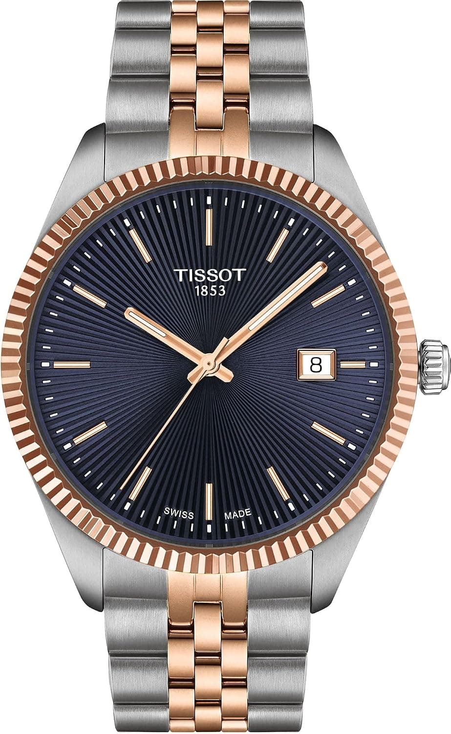ساعت مچی مردانه Tissot Ballard صفحه آبی کلاسیک مدل T1564102204100 ساعت مچی مردانه Tissot Ballard صفحه آبی کلاسیک مدل T1564102204100