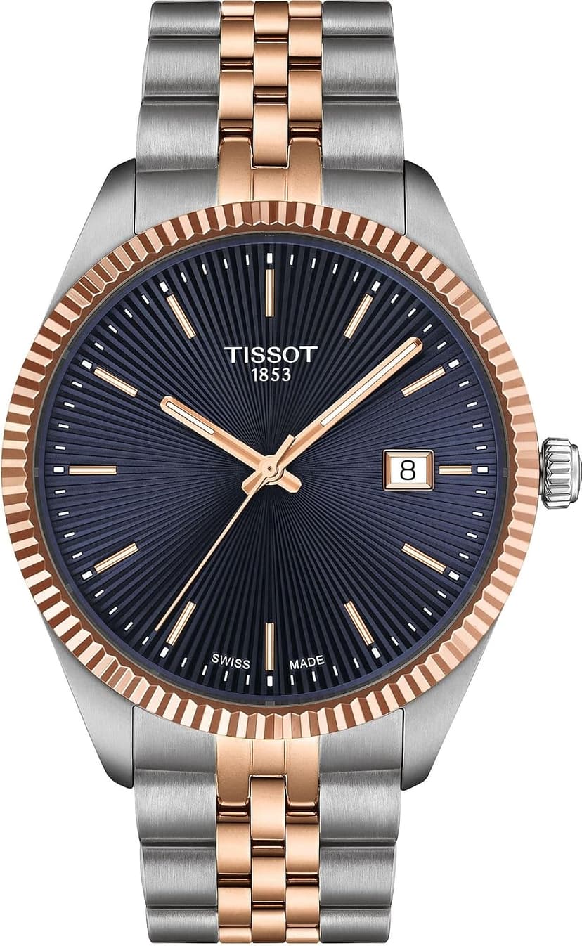 ساعت مچی مردانه Tissot Ballard صفحه آبی کلاسیک مدل T1564102204100 ساعت مچی مردانه Tissot Ballard صفحه آبی کلاسیک مدل T1564102204100