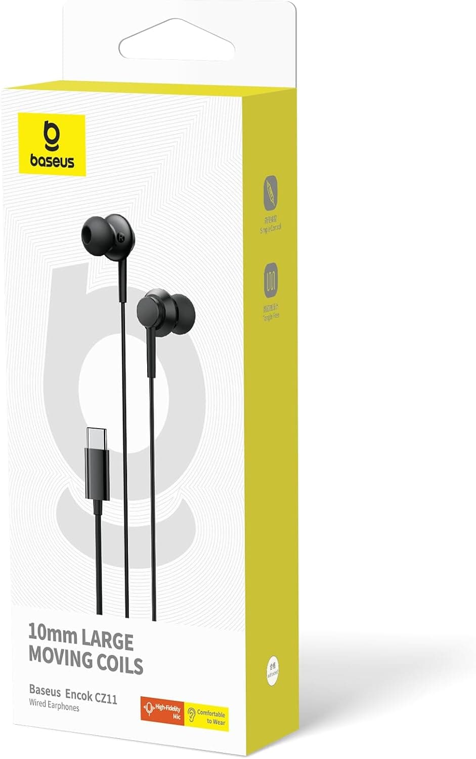 هدفون سیمی Baseus مشکی مدل Encok CZ11 هدفون سیمی Baseus مشکی مدل Encok CZ11