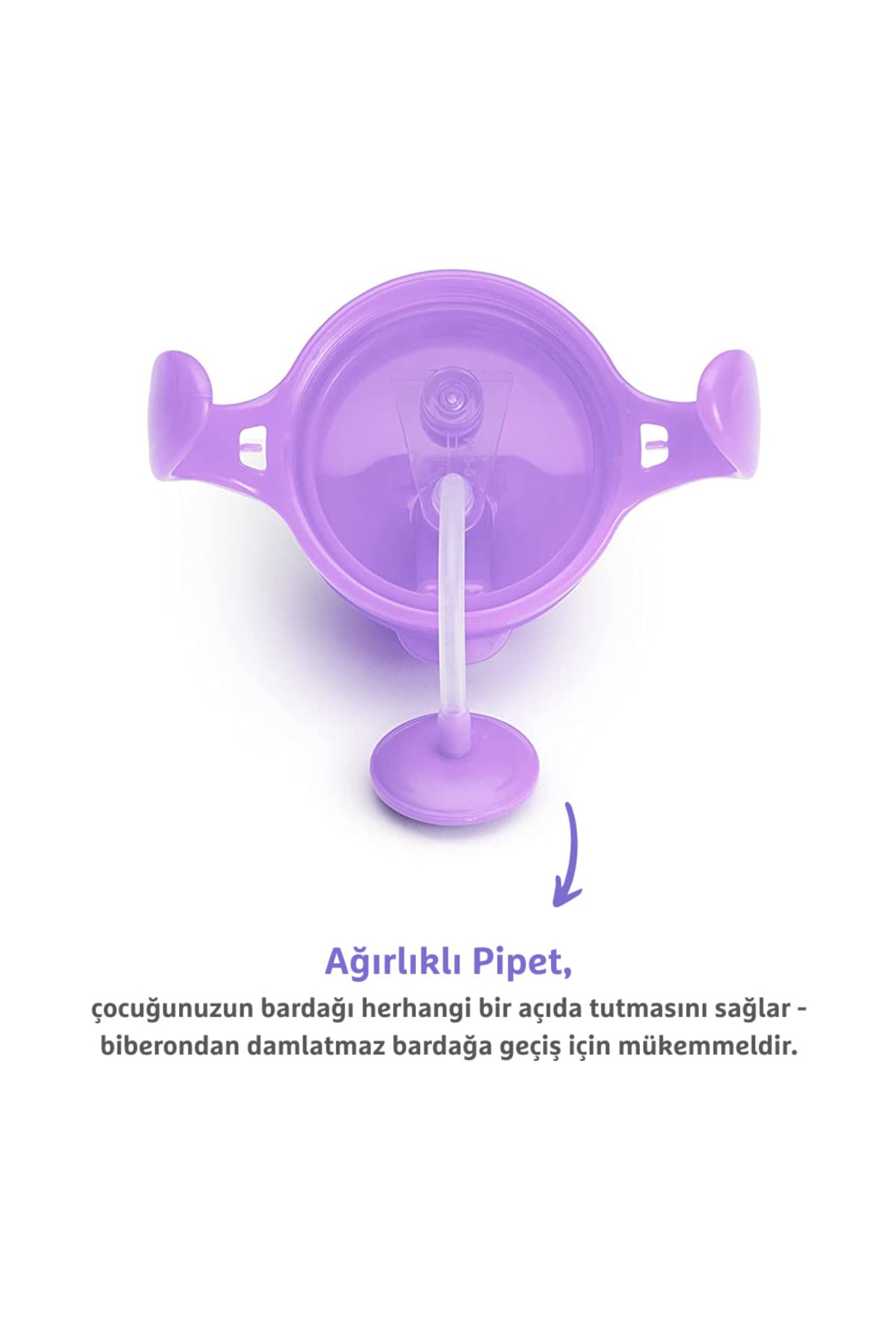 لیوان آموزشی کودک Munchkin نیدار با درِ قفلشونده، 6 ماهه 207ml بنفش لیوان آموزشی کودک Munchkin نیدار با درِ قفلشونده، 6 ماهه 207ml بنفش