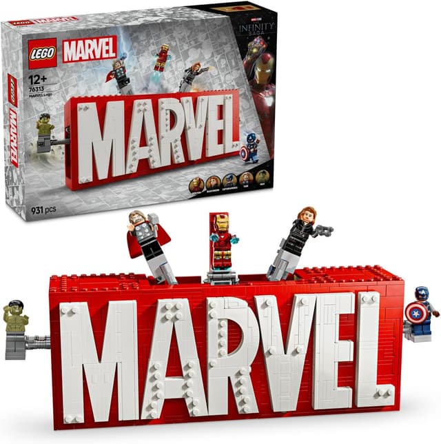 لگو 76313 Marvel با لوگو و مینیفیگورها لگو 76313 Marvel با لوگو و مینیفیگورها