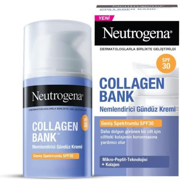 کرم روز مرطوبکننده Neutrogena Collagen Bank با SPF30 50 ml کرم روز مرطوبکننده Neutrogena Collagen Bank با SPF30 50 ml