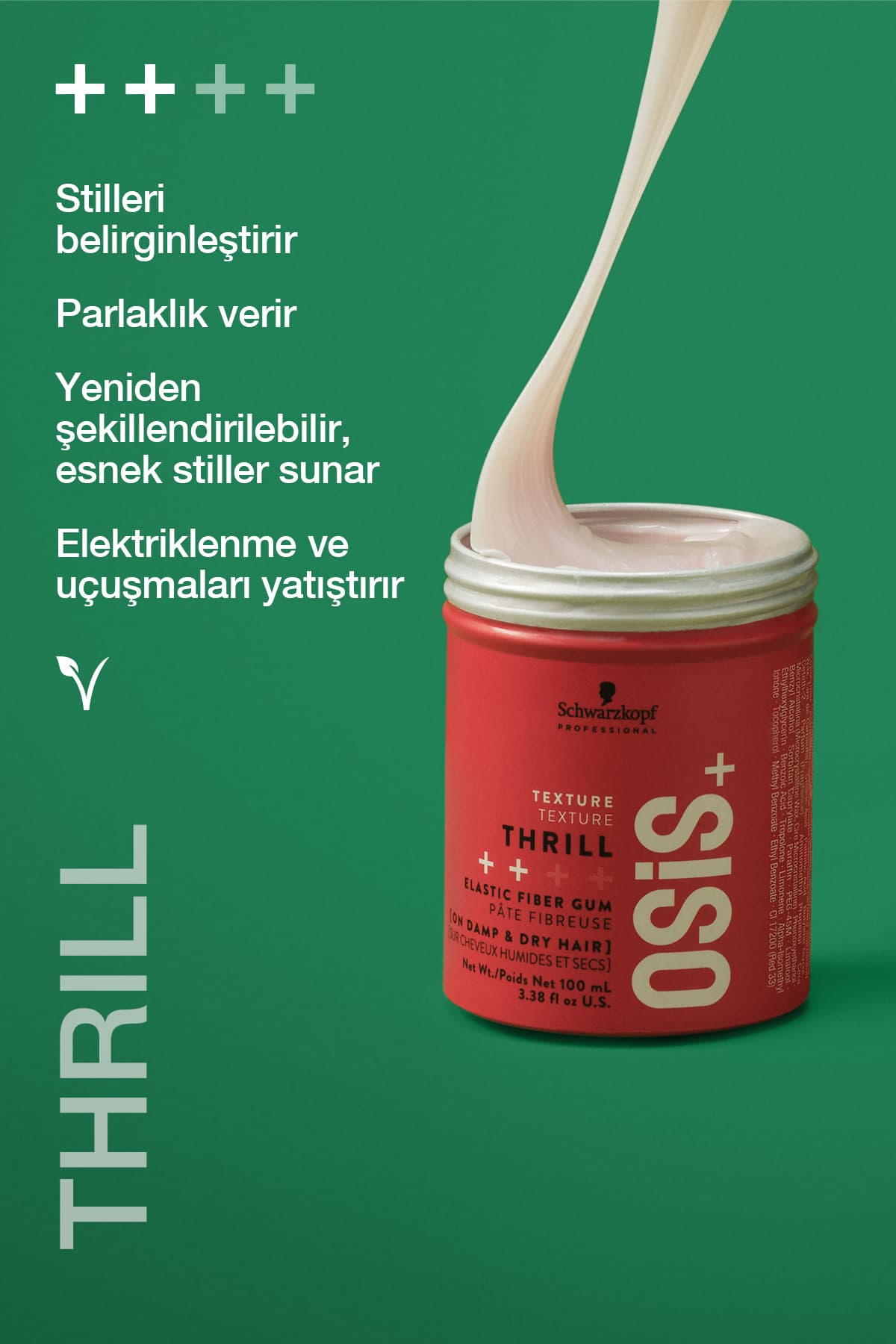 واکس حالتدهنده مو Osis با الیاف کشسان، نگهدارندگی متوسط و براقکننده 100ml واکس حالتدهنده مو Osis با الیاف کشسان، نگهدارندگی متوسط و براقکننده 100ml