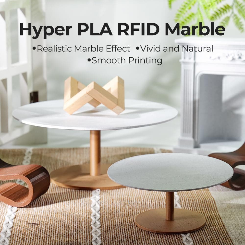 فیلامنت پرینتر سه بعدی PLA Creality Hyper طرح مرمری 1.75mm 1kg فیلامنت پرینتر سه بعدی PLA Creality Hyper طرح مرمری 1.75mm 1kg