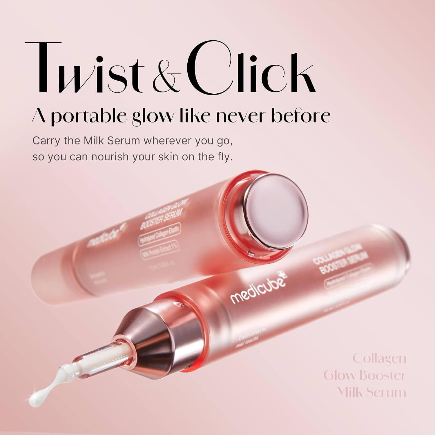 سرم medicube با کلاژن هیدرولیزه و نیاسیناماید Collagen Glow Booster 15 ml سرم medicube با کلاژن هیدرولیزه و نیاسیناماید Collagen Glow Booster 15 ml