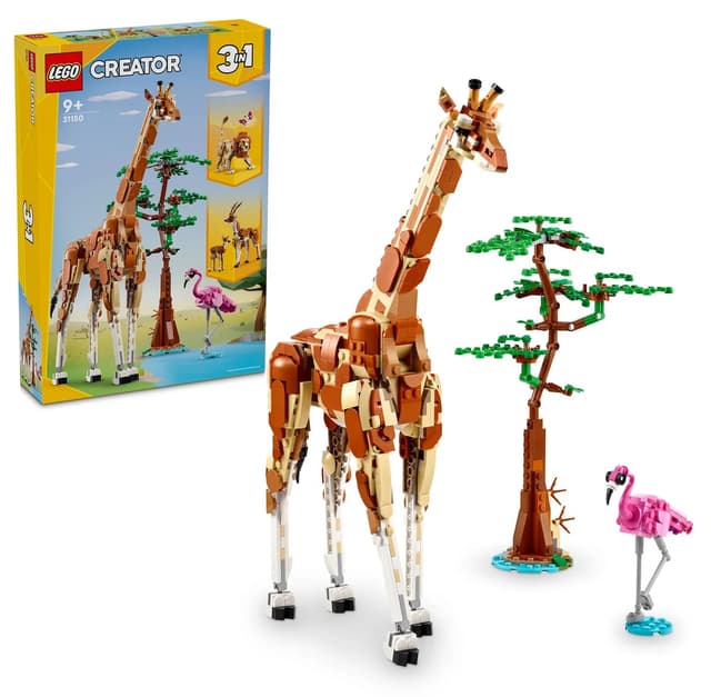 لگو Creator 3in1 حیوانات وحشی سافاری مدل 31150 780 قطعه لگو Creator 3in1 حیوانات وحشی سافاری مدل 31150 780 قطعه
