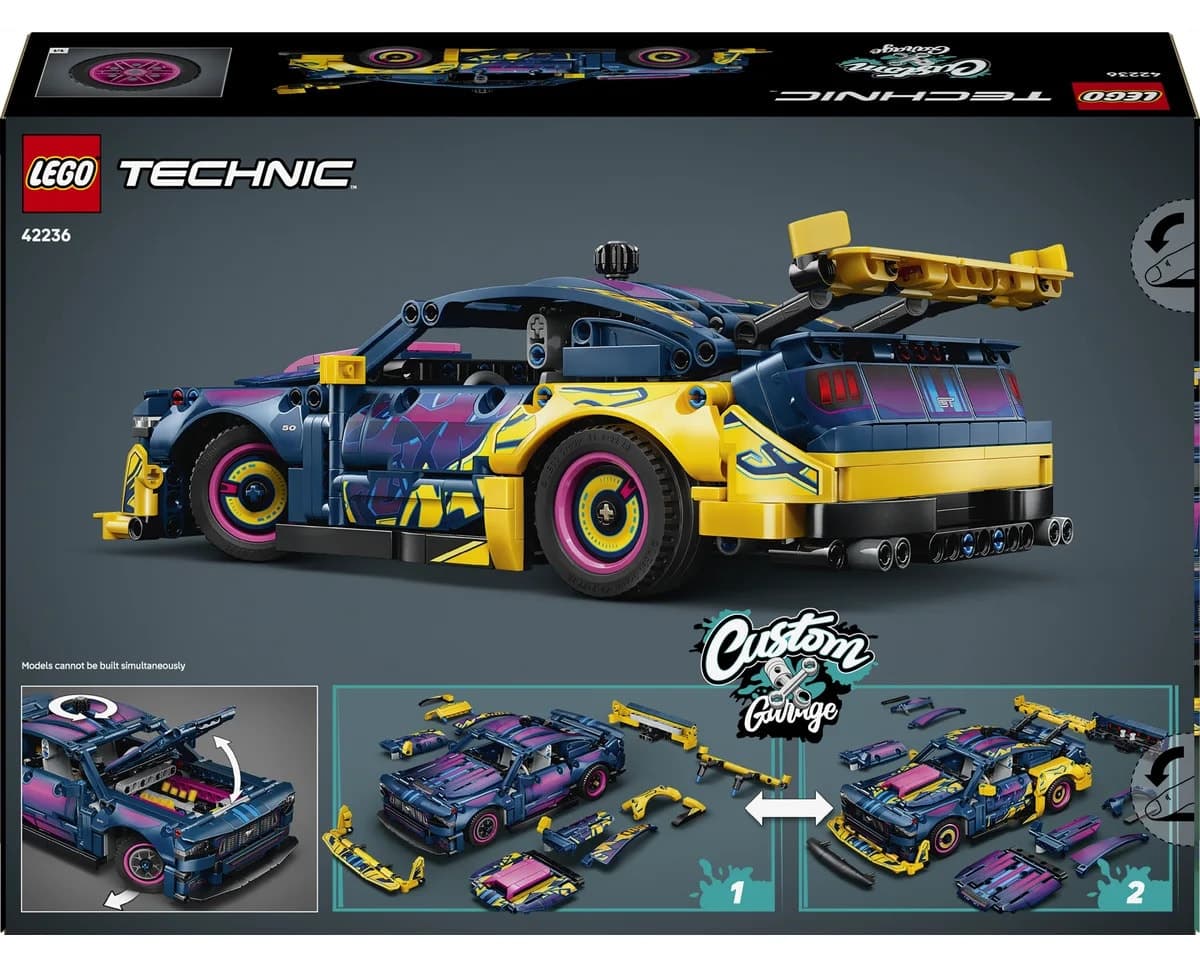 لگو Technic Ford Mustang GT ماشین ساختنی اصلاحشده مدل 42236 973 قطعه لگو Technic Ford Mustang GT ماشین ساختنی اصلاحشده مدل 42236 973 قطعه