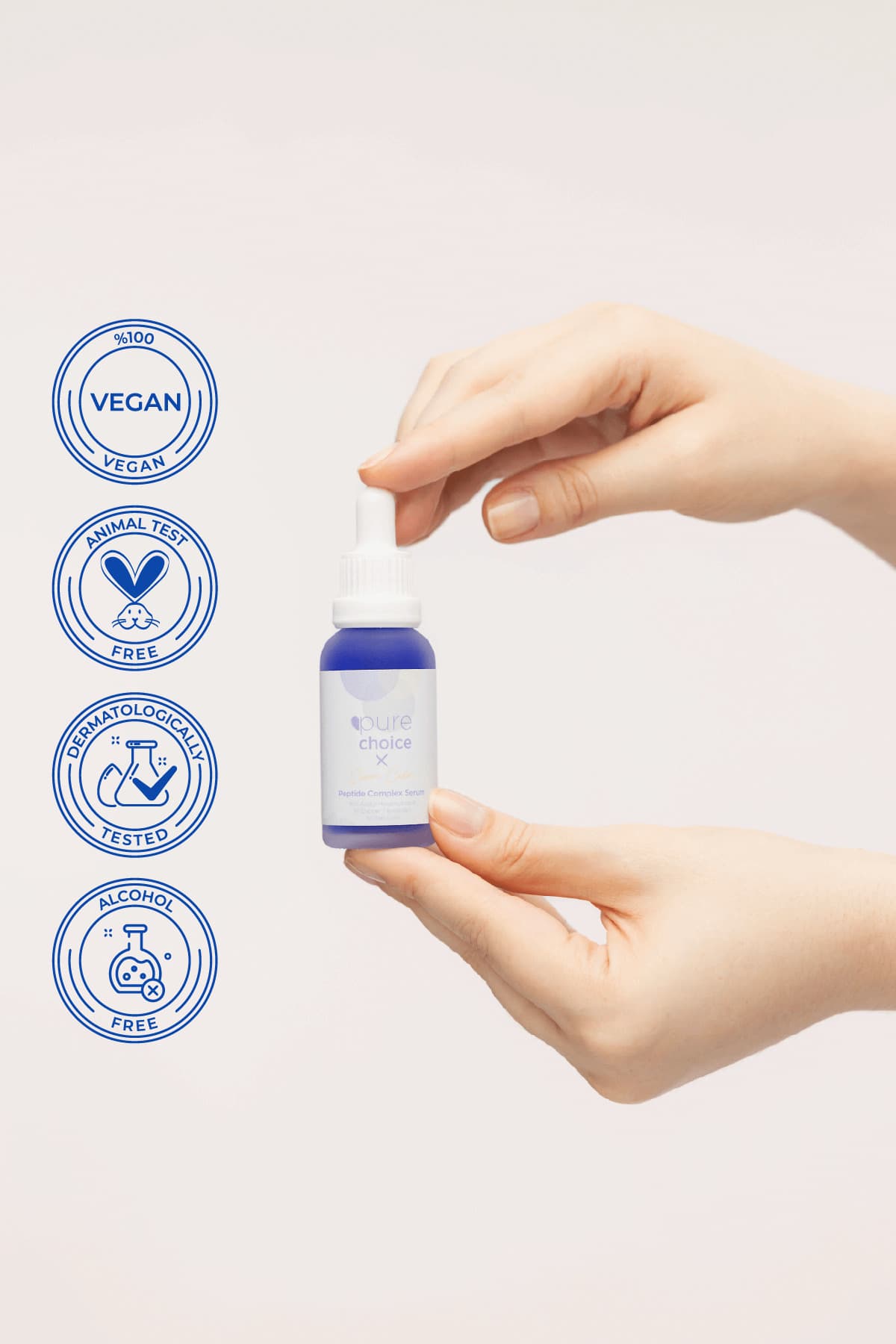 سرم Pure Choice X Çisem Çakır Peptide Complex سفتکننده و حجیمکننده 30 ml سرم Pure Choice X Çisem Çakır Peptide Complex سفتکننده و حجیمکننده 30 ml