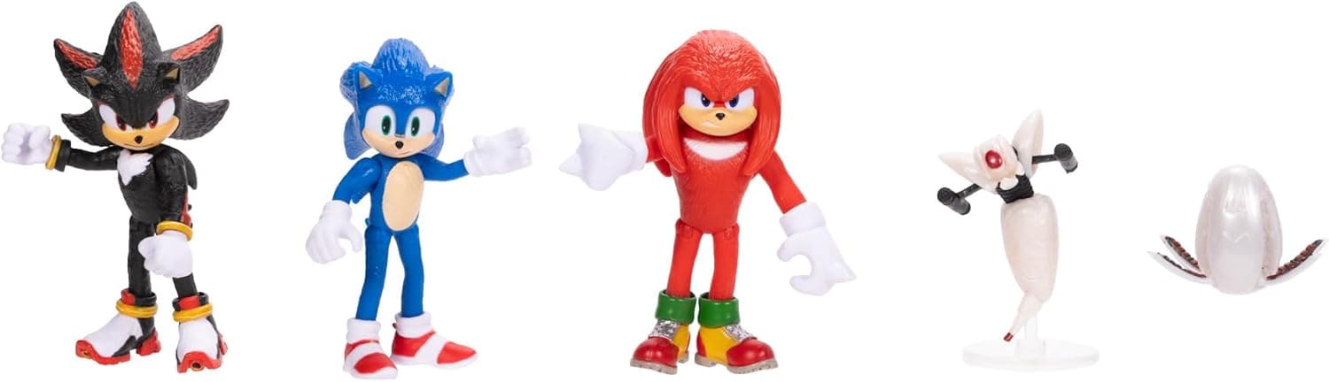 فیگور اکشن چندتایی Sonic The Hedgehog از فیلم Sonic 3، 2.5 اینچی فیگور اکشن چندتایی Sonic The Hedgehog از فیلم Sonic 3، 2.5 اینچی