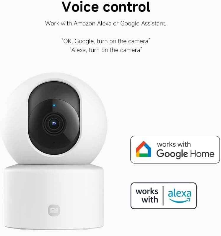 دوربین امنیتی داخلی Xiaomi مدل C301 با وضوح 2K 3MP و Wi-Fi برای Mi Home App دوربین امنیتی داخلی Xiaomi مدل C301 با وضوح 2K 3MP و Wi-Fi برای Mi Home App