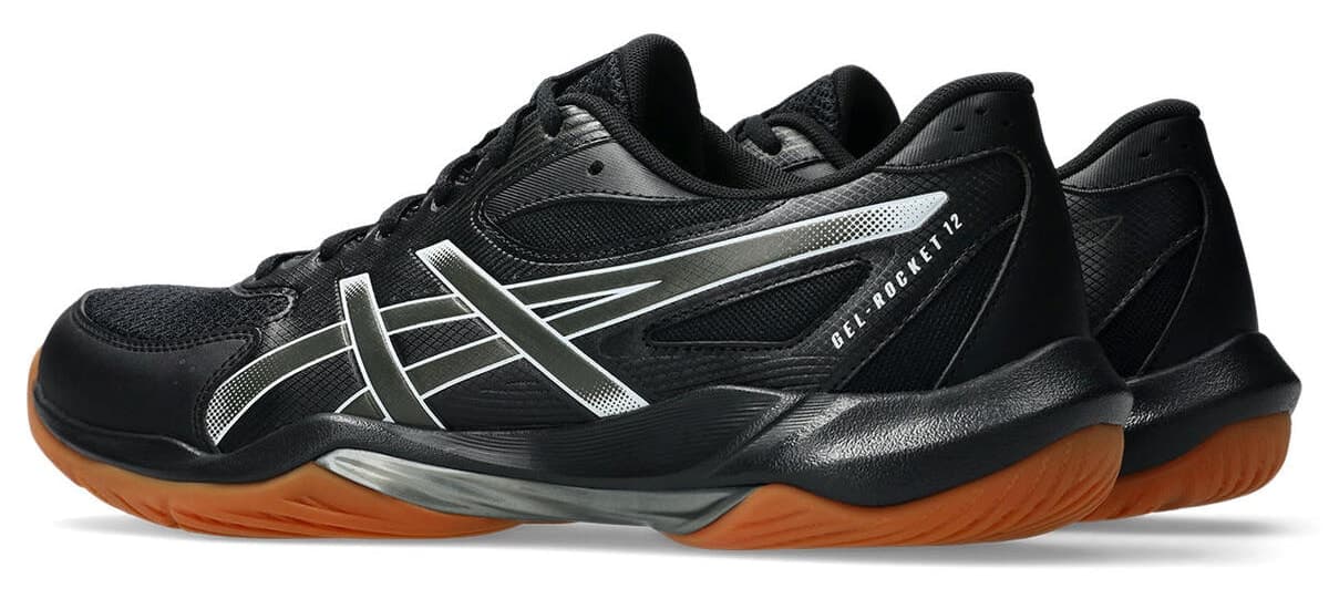 کفش والیبال مردانه Asics مشکی/خاکستری ابسیدین مدل GEL-ROCKET 12 1071A116-001 کفش والیبال مردانه Asics مشکی/خاکستری ابسیدین مدل GEL-ROCKET 12 1071A116-001