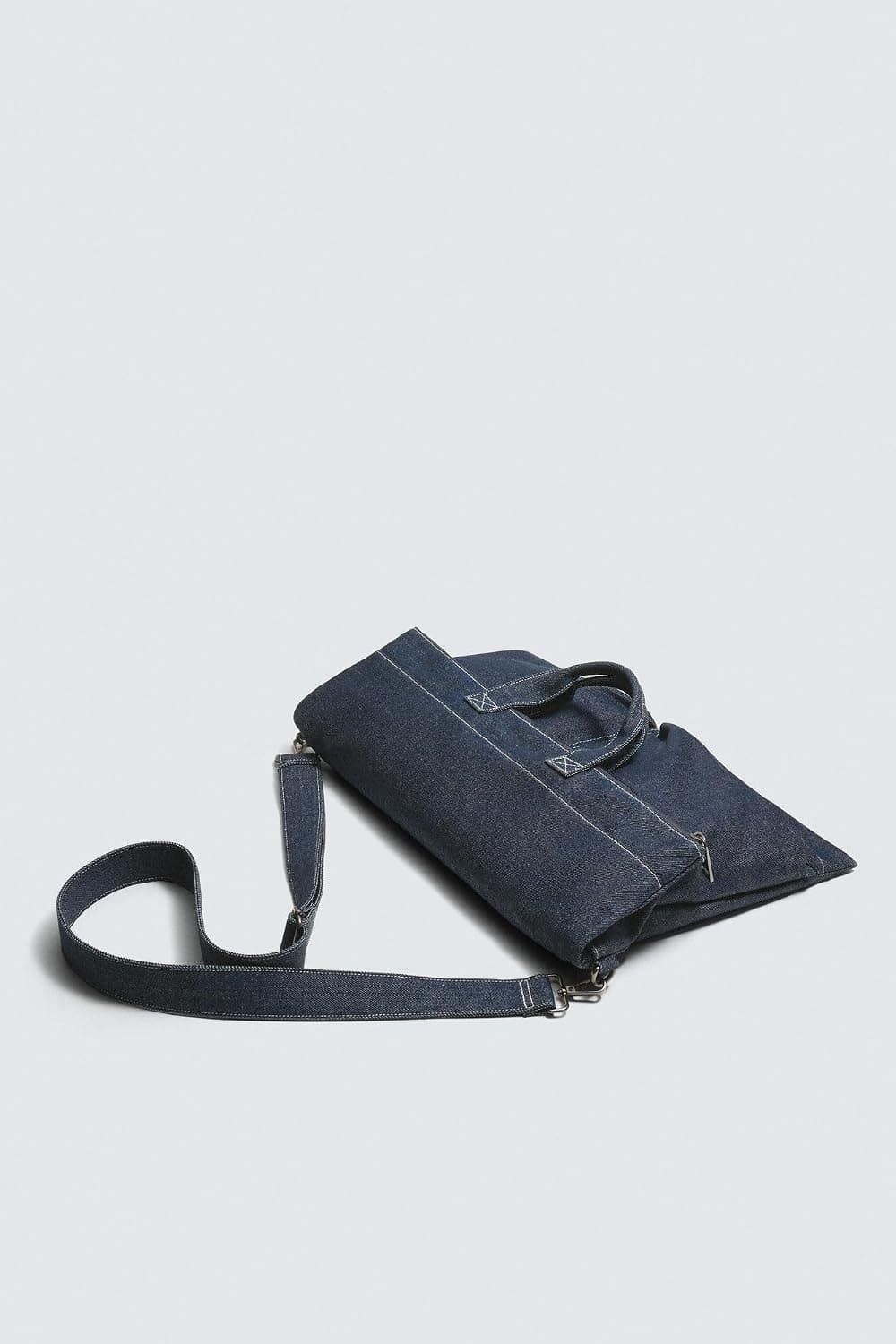 کیف توت زنانه Zara دنیم آبی مدل Standart کیف توت زنانه Zara دنیم آبی مدل Standart