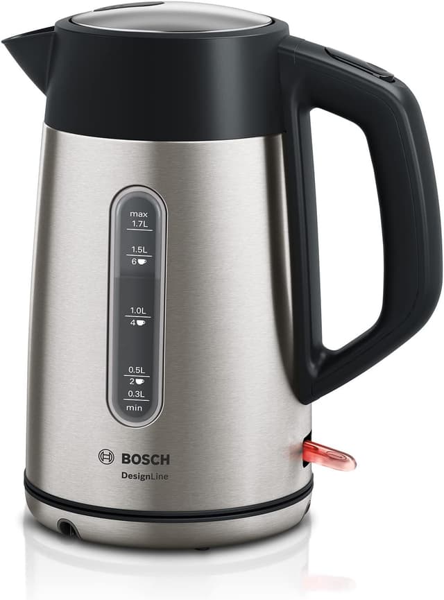 کتری برقی Bosch با فیلتر ضد رسوب استیل ضد زنگ مدل TWK4P440GB کتری برقی Bosch با فیلتر ضد رسوب استیل ضد زنگ مدل TWK4P440GB