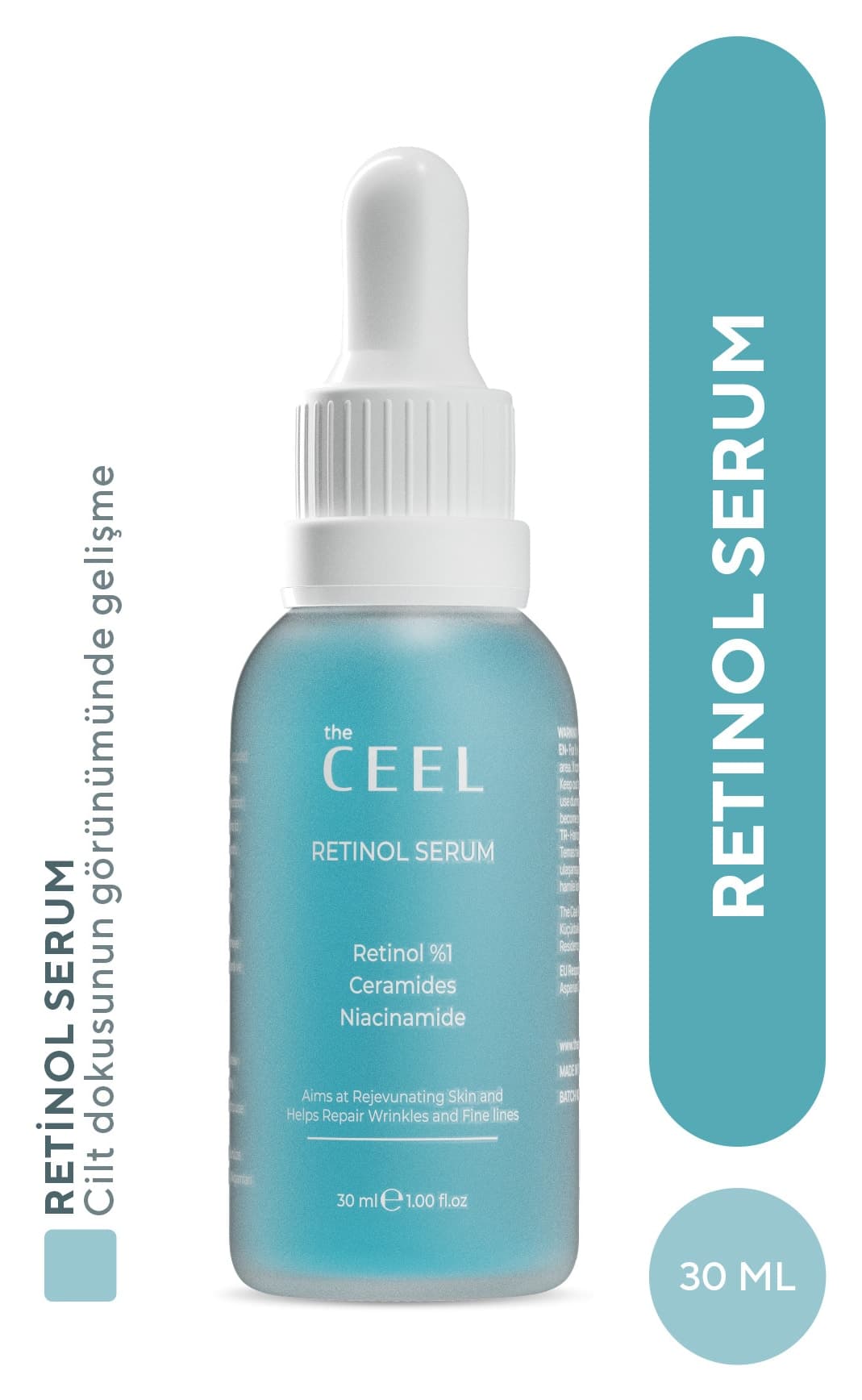 سرم رتینول روشنکننده ضدچروک و ضدپیری The Ceel حاوی Ascorbıc Acıd، %1 Retinol و Ceramides 30 ml سرم رتینول روشنکننده ضدچروک و ضدپیری The Ceel حاوی Ascorbıc Acıd، %1 Retinol و Ceramides 30 ml