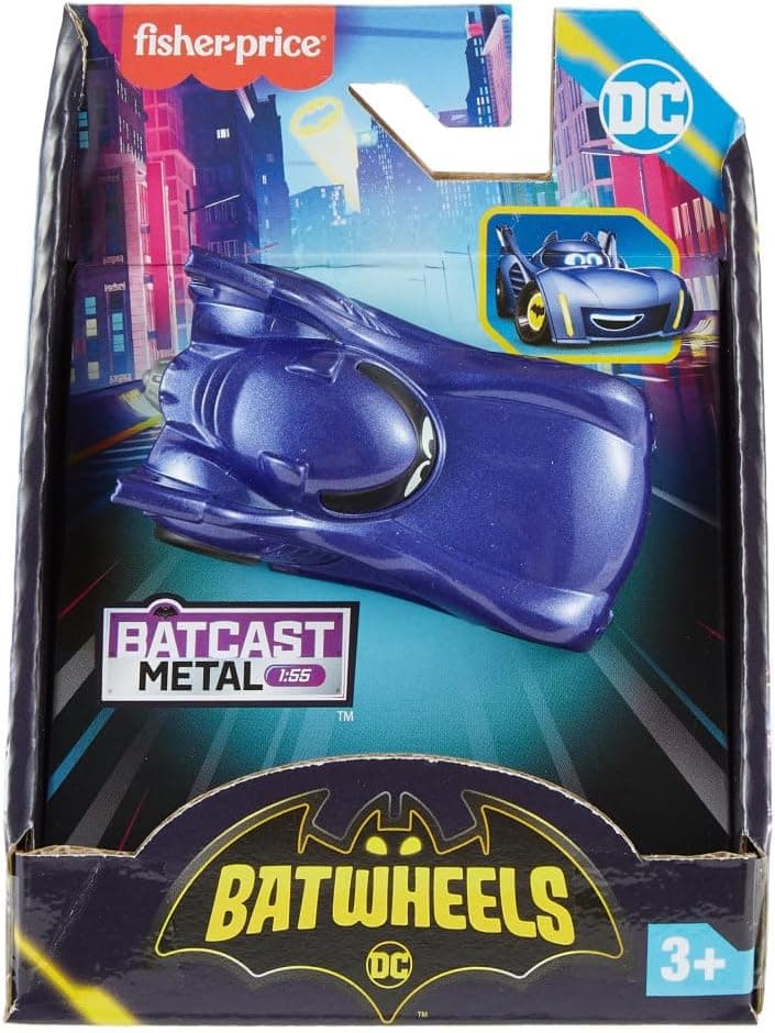 خودروی اسباببازی Fisher-Price DC Batwheels Bam The Batmobile در مقیاس 1:55 خودروی اسباببازی Fisher-Price DC Batwheels Bam The Batmobile در مقیاس 1:55