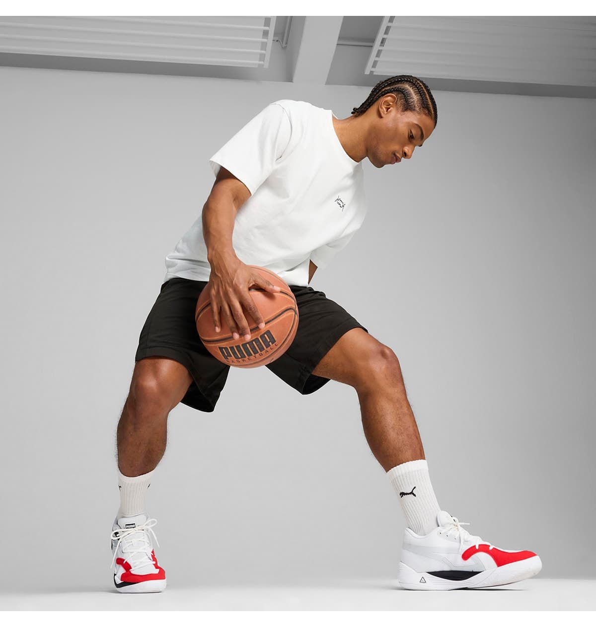 شورت بسکتبال مردانه Puma مشکی Shot Blocker مدل 62305909 شورت بسکتبال مردانه Puma مشکی Shot Blocker مدل 62305909