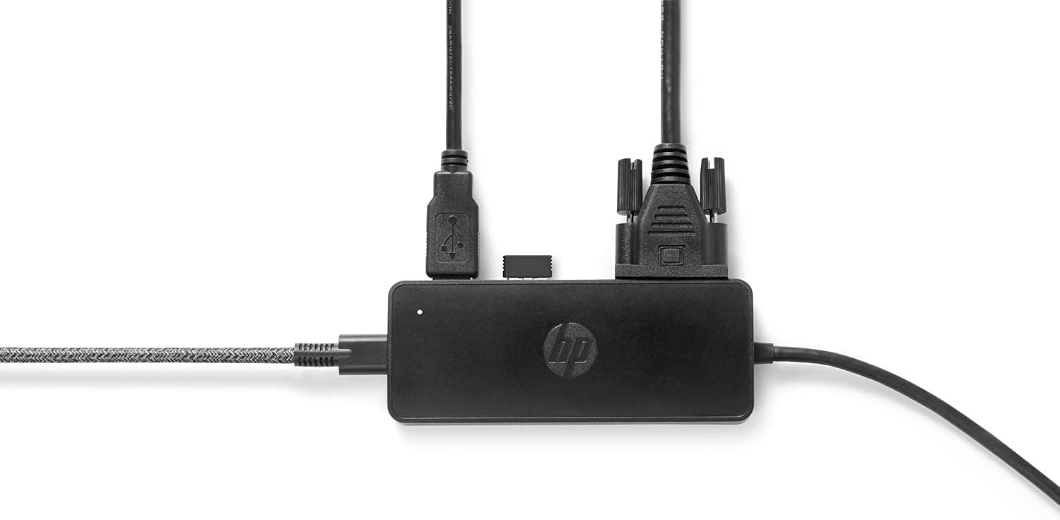 هاب سفری HP مدل G2 USB-C سیمی مشکی W126262609 هاب سفری HP مدل G2 USB-C سیمی مشکی W126262609