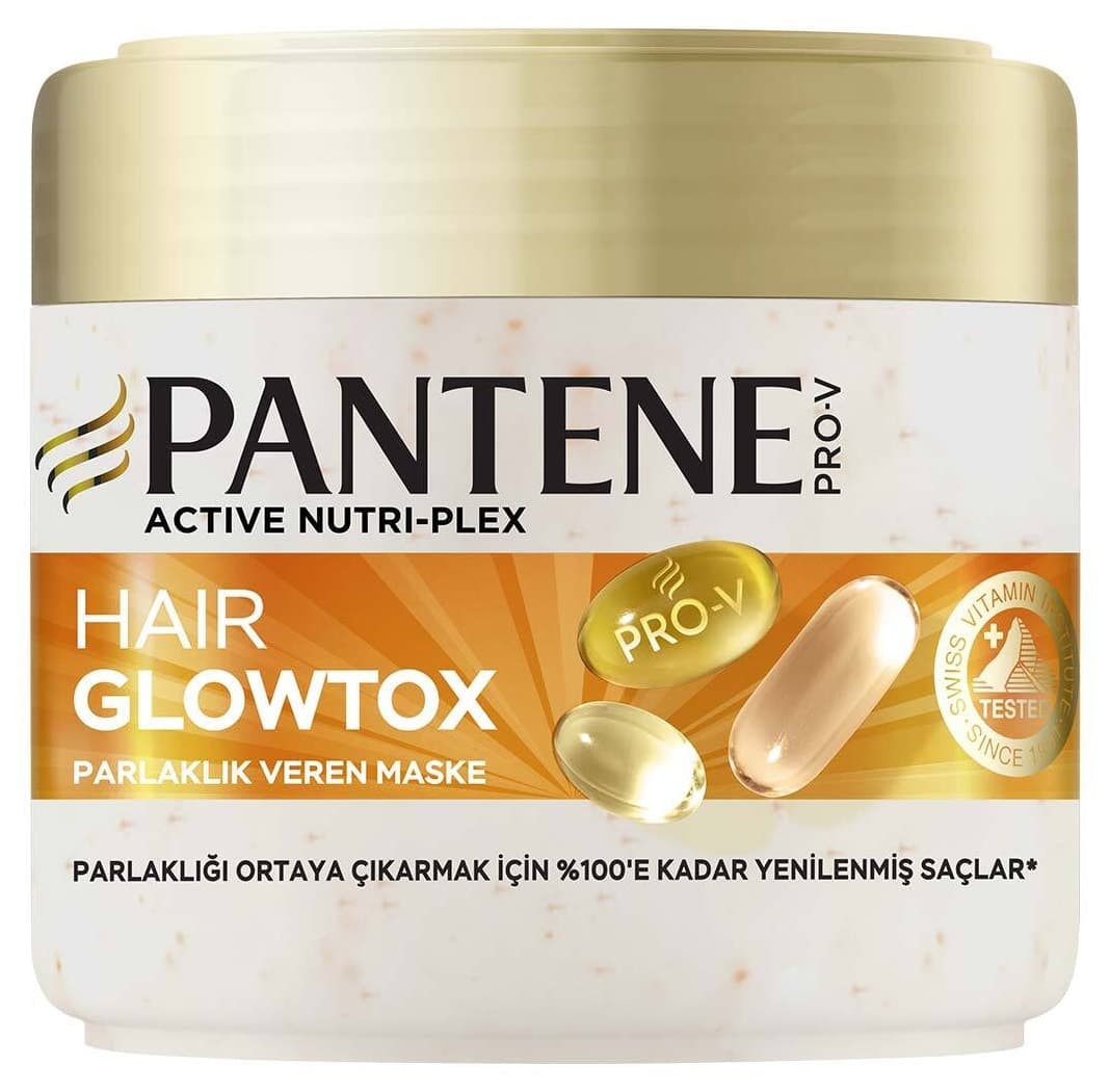 ماسک مو Pantene Hair Glowtox برای درخشندگی موهای مات و آسیبدیده 300ml ماسک مو Pantene Hair Glowtox برای درخشندگی موهای مات و آسیبدیده 300ml