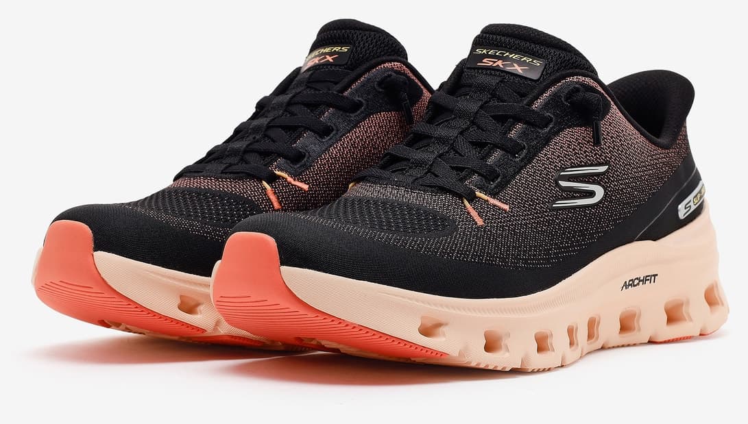 کفش ورزشی زنانه Skechers ARCH FIT GLIDE-STEP PRO مشکی مدل 150730 BKCL کفش ورزشی زنانه Skechers ARCH FIT GLIDE-STEP PRO مشکی مدل 150730 BKCL