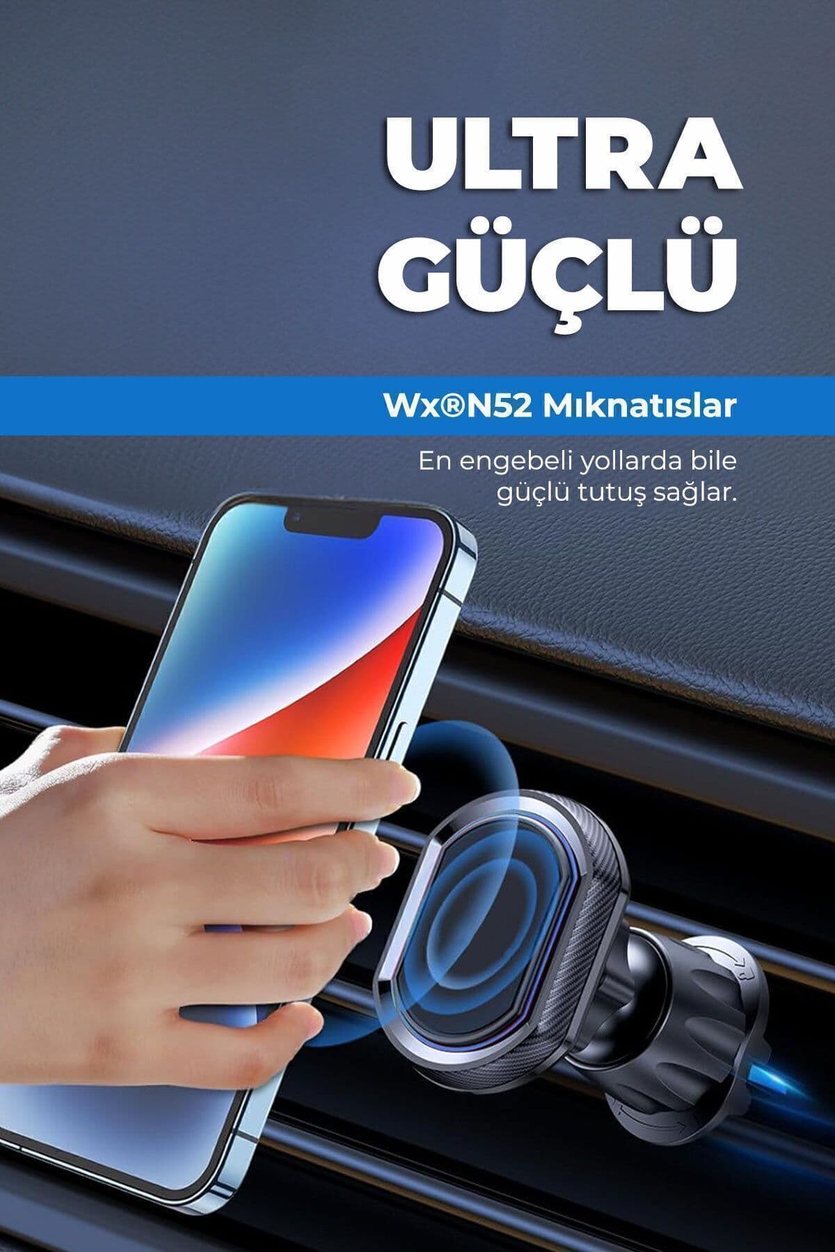 پایه نگهدارنده گوشی خودرو Woyax مغناطیسی قلابدار برای دریچه تهویه پایه نگهدارنده گوشی خودرو Woyax مغناطیسی قلابدار برای دریچه تهویه