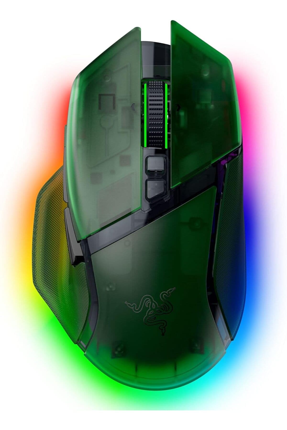 ماوس گیمینگ بیسیم RAZER Basilisk V3 Pro 35K سبز Phantom 35000 DPI مدل RZ01-05240300-R3G1 ماوس گیمینگ بیسیم RAZER Basilisk V3 Pro 35K سبز Phantom 35000 DPI مدل RZ01-05240300-R3G1