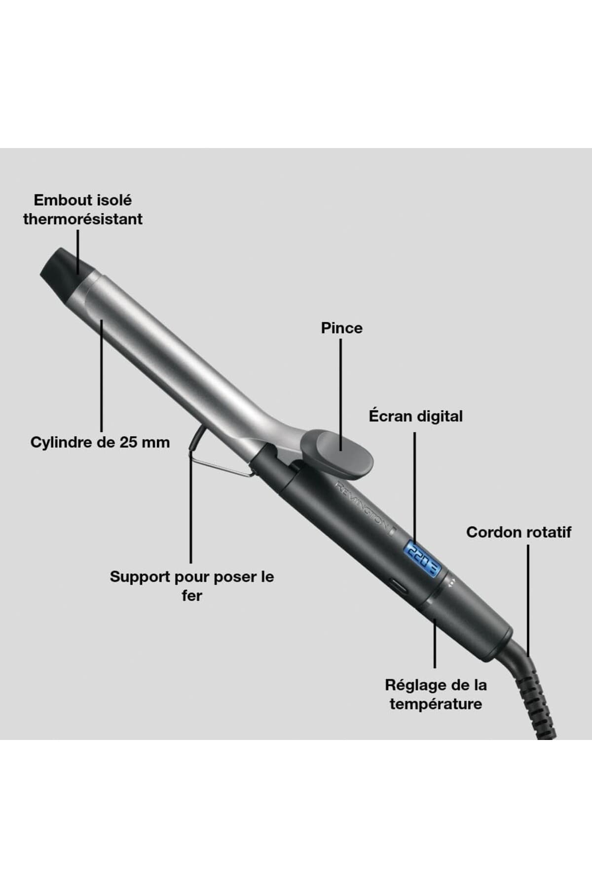موفرکننده مو Remington Pro Soft Curl با قطر 25 mm مدل CI6525 موفرکننده مو Remington Pro Soft Curl با قطر 25 mm مدل CI6525
