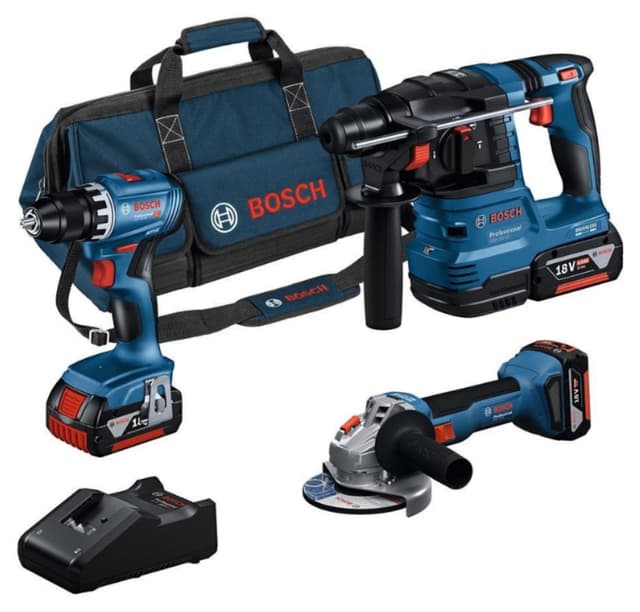 مجموعه ابزار Bosch مدل Gsr+Gws+Gbh 3X4.ah 3Lü مجموعه ابزار Bosch مدل Gsr+Gws+Gbh 3X4.ah 3Lü