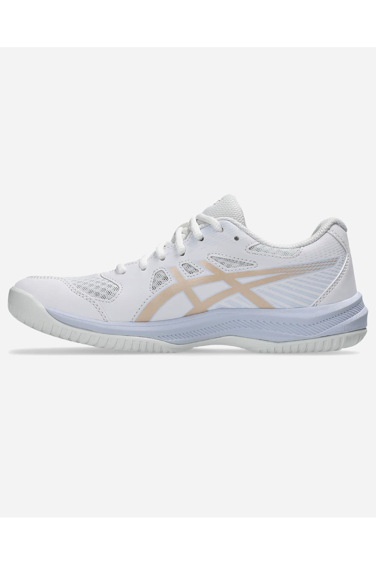 کفش والیبال زنانه Asics UPCOURT 6 سفید و زرد مدل 1072A107-103 کفش والیبال زنانه Asics UPCOURT 6 سفید و زرد مدل 1072A107-103