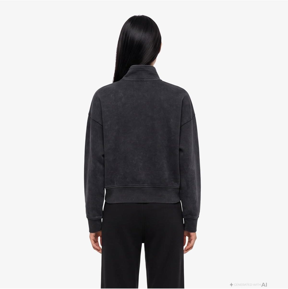 سویشرت مشکی Calvin Klein از جنس French Terry با شستوشوی Indigo Wash مدل LV047H239G سویشرت مشکی Calvin Klein از جنس French Terry با شستوشوی Indigo Wash مدل LV047H239G